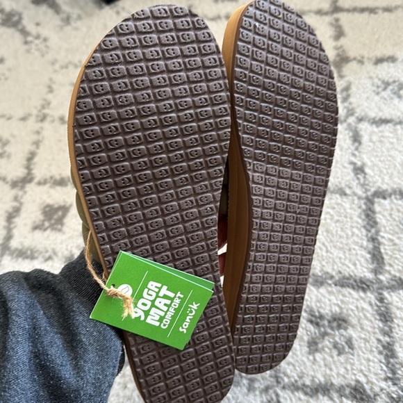 SANUK WOMEN'S PUFF N SLIDE ST DARK OLIVE - Picture 7 of 7